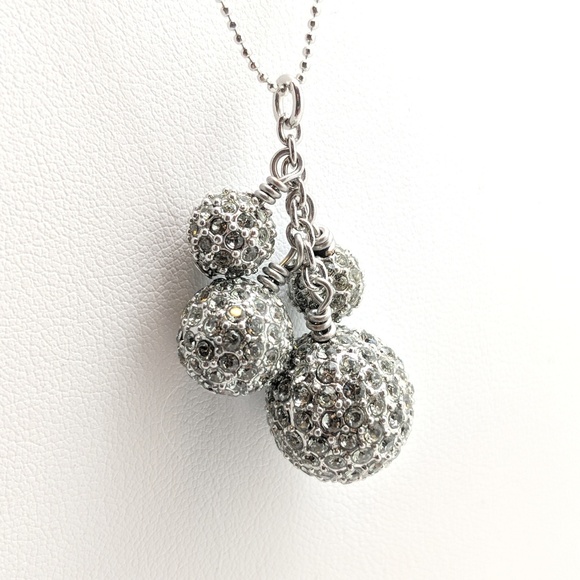 Talbots Swarovski 24 inch necklace - Picture 2 of 5